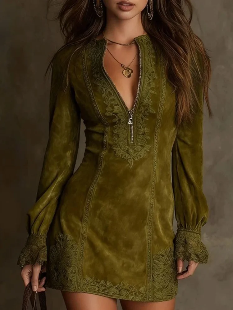 Celeste - エレガントカジュアルミニドレス