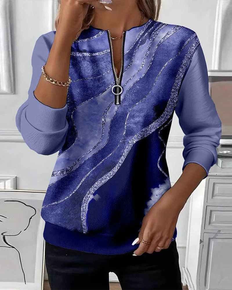 Brooke - スタイリッシュカジュアルスウェットシャツ